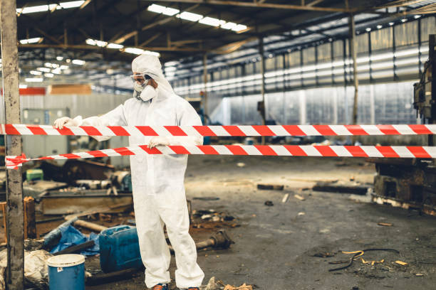 Professional Biohazard technician working in Hendersonville, TN
